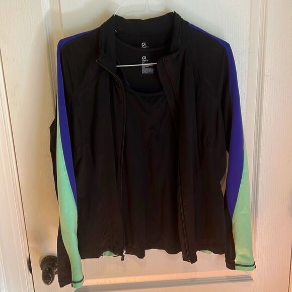 Gap Fit Athleisure Racerback Tank Top and Matching Jacket - Picture 1 of 11